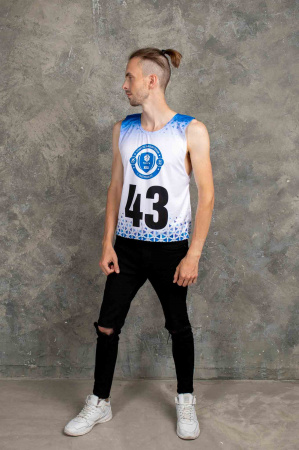 детальная картинка стартовый номер "майка"  удлиненная  от интернет магазина швейной фабрики "Нарпи" Стартовый номер "Майка"  удлиненная от интернет магазина швейной фабрики "Нарпи"