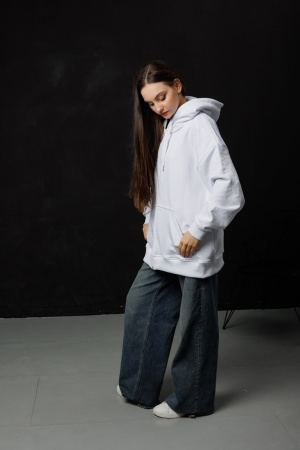 Толстовка Harmony White фото в интернет-магазине швейной фабрики "Нарпи"