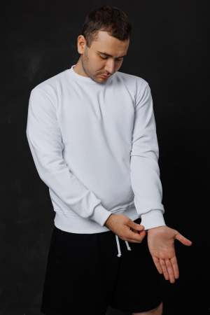 Свитшот Sweatslim White фото в интернет-магазине швейной фабрики "Нарпи"