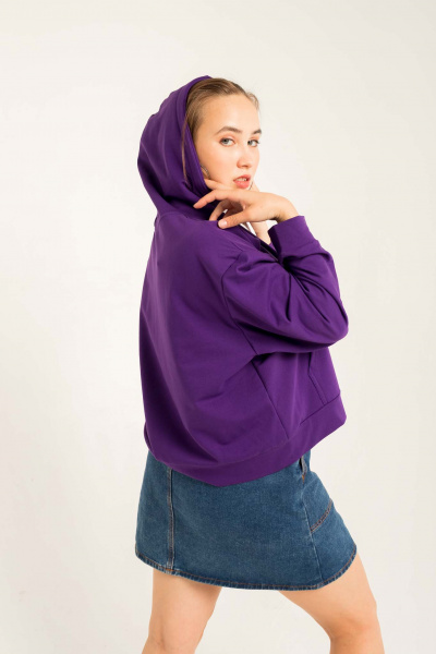 Женская толстовка HoodyOversize с кенгуру-карманом — идеальный выбор для корпоративной формы и брендирования