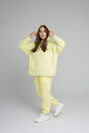 Костюм Oversize из футера (Худи оверсайз + Штаны)