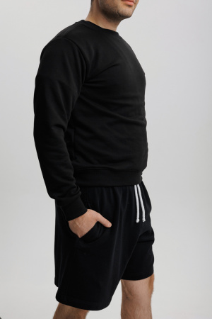 Свитшот Sweatslim Black фото в интернет-магазине швейной фабрики "Нарпи"