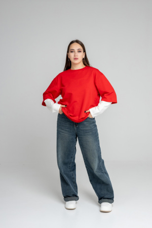 детальная картинка Лонгслив Double Sleeve в интернет-магазине швейной фабрики "Нарпи"