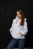 детальная картинка Толстовка HoodyStep White Толстовка Худи  Толстовка HoodyStep White фото в интернет-магазине швейной фабрики "Нарпи"