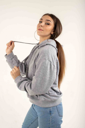 Толстовка худи CLASSIC женская фото в интернет-магазине швейной фабрики "Нарпи"